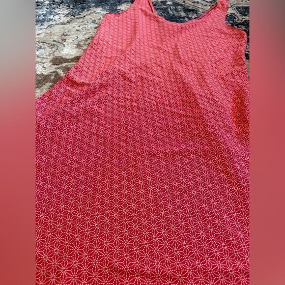 NATORI Abstract Satin Midi Slip Dress Lingerie Inspired Glam Large - Picture 2 of 7